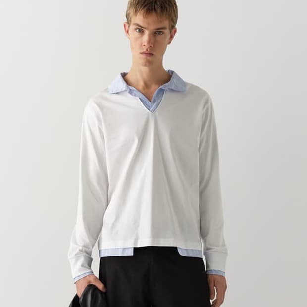[S,M,L]기마구아스 LUIS 폴로 티셔츠/화이트