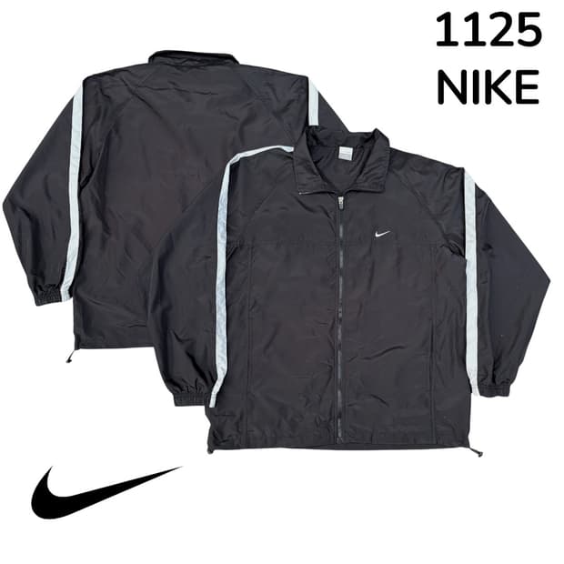 00s 나이키 사이드 라인 블랙 바람막이 XL