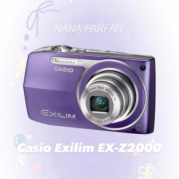 인물 메이크업모드)카시오 엑슬림 Z2000 퍼플💜Casio Exilim