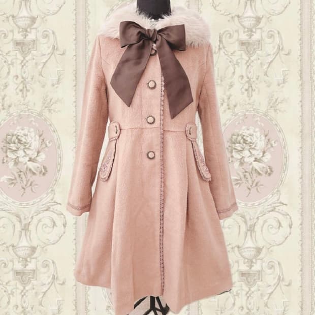 엑시즈팜 히메갸루 라떼갸루 코트 빈티지 모리걸 리즈리사 로걀 트랄라라