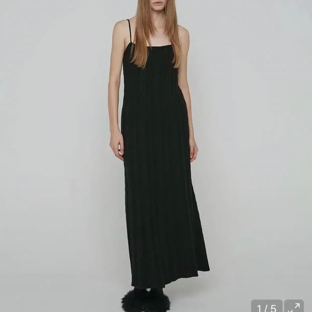 CABLE KNIT DRESS 니트 롱원피스