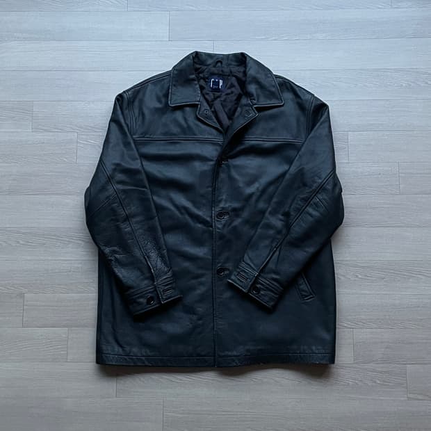 90s 올드갭 레더 카코트 gap carcoat