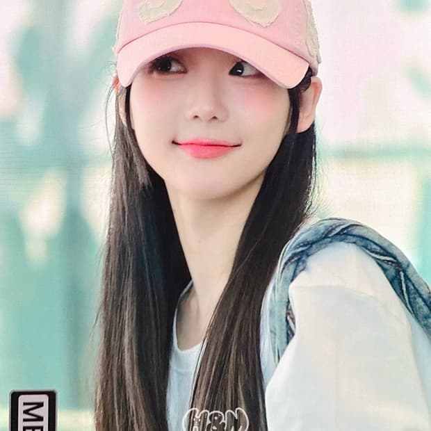 썬러브 컷오프 캐피탈 볼캡 페일핑크