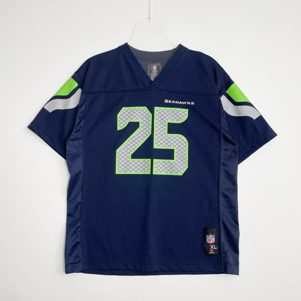 C2 NFL 시애틀 시호크스 리차드 셔먼 홈유니폼 레플리카 저지 XL