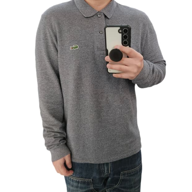 100 라코스테 긴팔 폴로셔츠 카라티