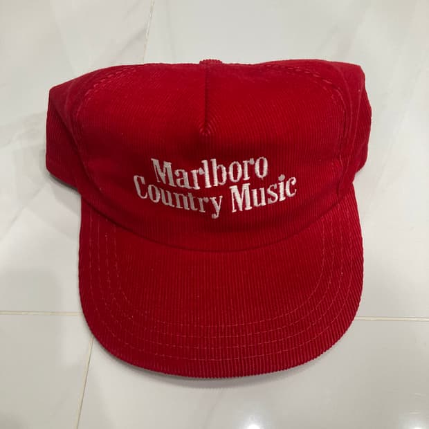 80s 말보로 컨트리 뮤직 코듀로이 캡