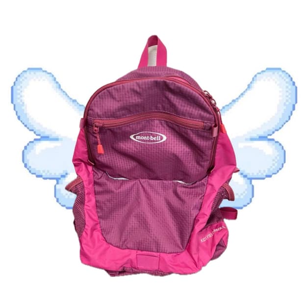 Mont-bell 18L pink backpack 몽벨 백팩 빈티지