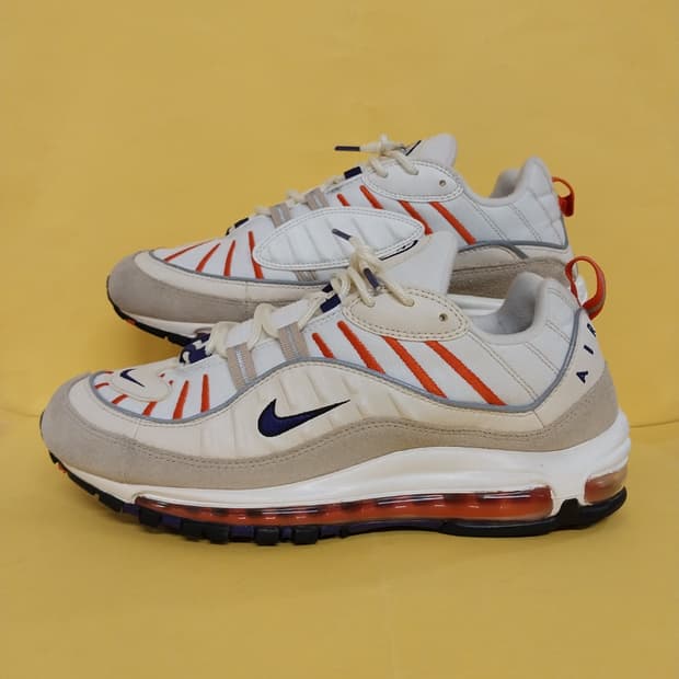 남성 나이키 에어맥스98 세일 라이트크림 코트퍼플 런닝화,운동화 (280
