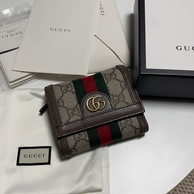 GUCCI 구찌 오피디아 GG 반지갑