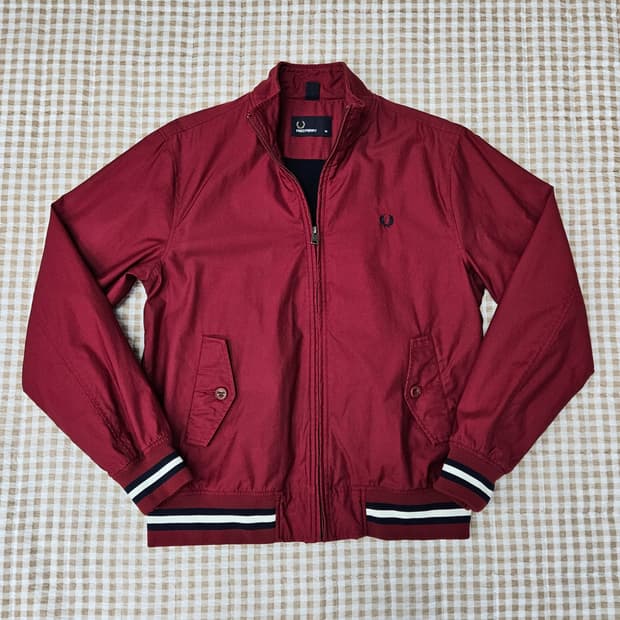 프레드페리 기모 집업점퍼 남자100