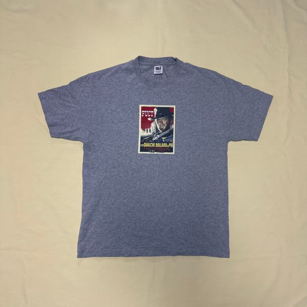 퍽트 석양의 건맨 무비 그래픽 티셔츠 90s made in usa
