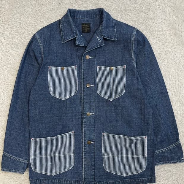 일본 빈티지 데님 초어 자켓/#3354
