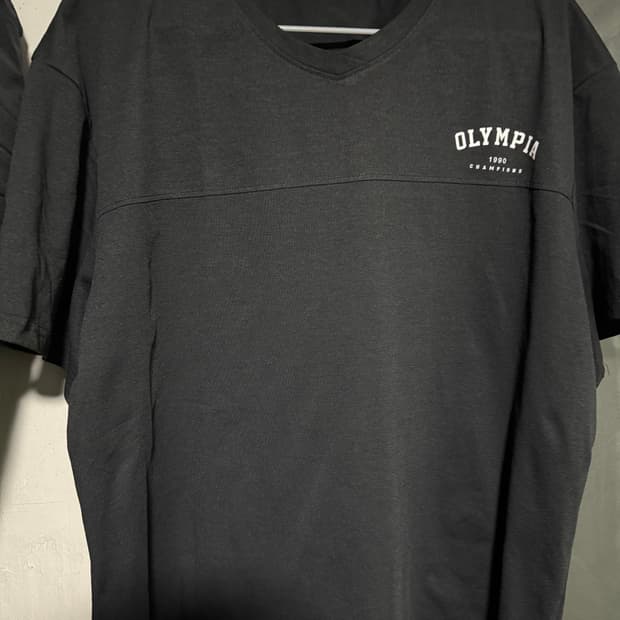 올림피아 기능성 블랙 티셔츠 xl