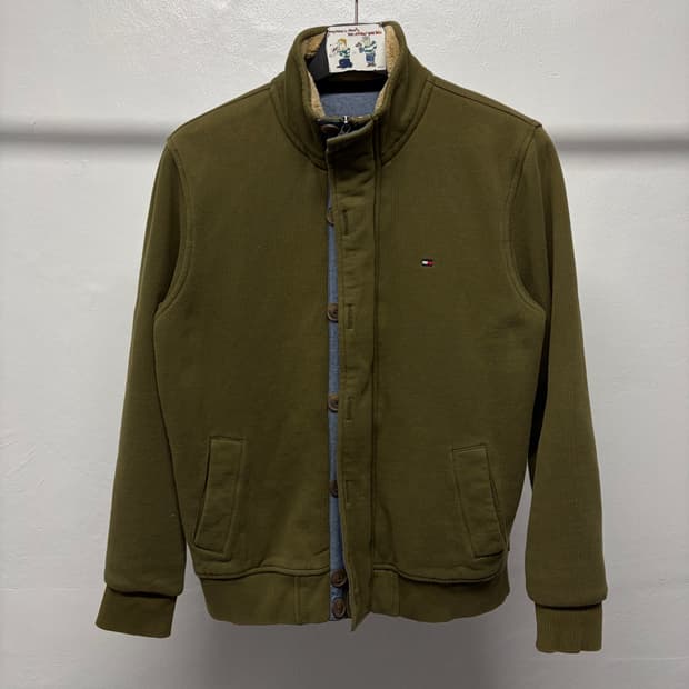 타미힐피거 양털 내피 집업