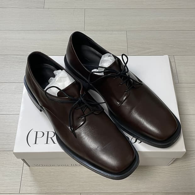 조셉트 prt샵 더비 슈즈 브라운 255