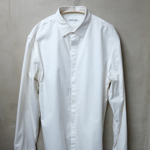 Helmut lang 히든버튼 화이트셔츠 s
