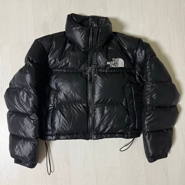 노스페이스 우먼스 크롭 패딩