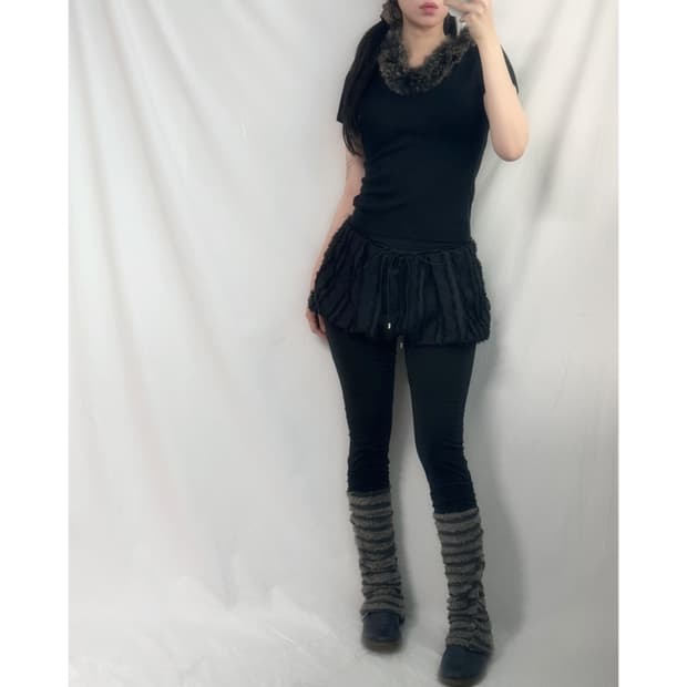 투웨이 미니 스커트 