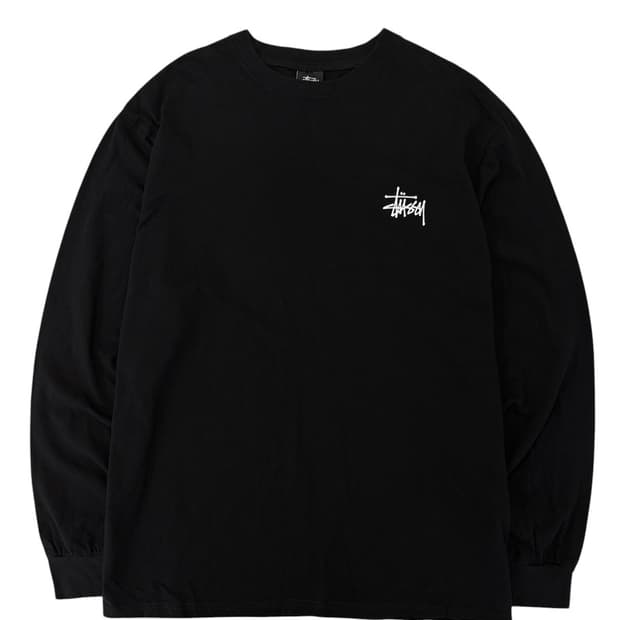 Stussy 스투시 긴팔티셔츠 블랙 (XL)