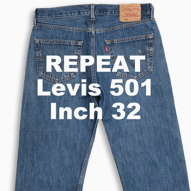 빈티지 리바이스 501 중청 32 인치 LV50133488