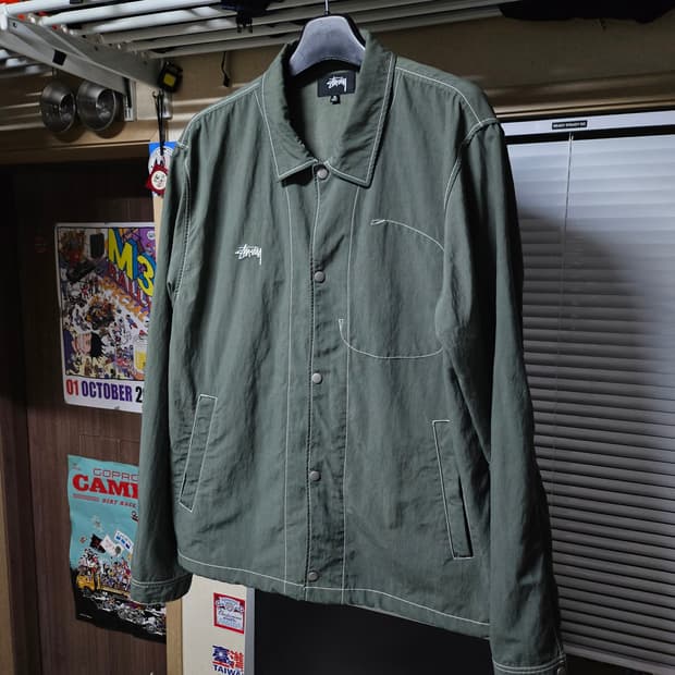 [XL] 스투시 Stussy 나일론 폴섬 자켓 스프루스 정품
