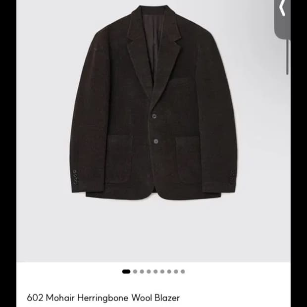 마이라이브러리 벨리에 헤링본 울 블레이저