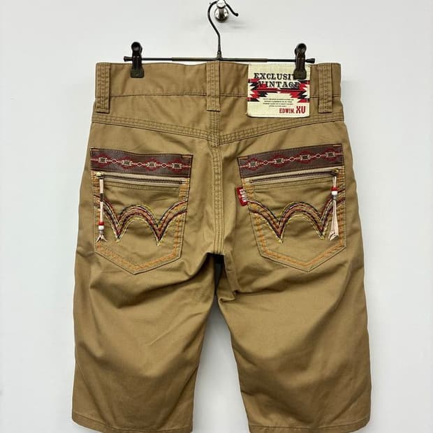 에드윈 EDWIN XV빈티지 웨스턴 지퍼 반바지 PN9783