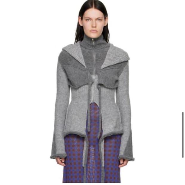 ottolinger gray hooded cardian