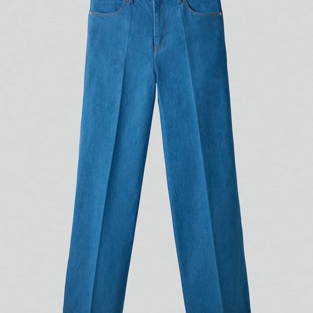 [25SS/M] 렉토 클래식 플레어 데님 팬츠 더스티블루