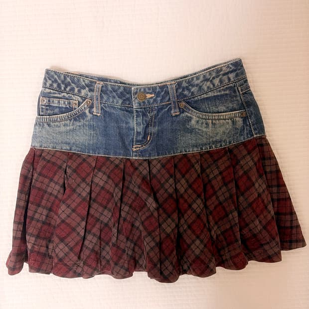 리즈리사 트랄라라 체크 큐롯 스커트 히메카지 라떼갸루 히메갸루 세실맥비