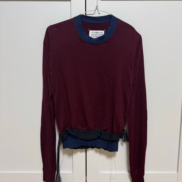 Maison Margiela 니트 / 버건디×네이비