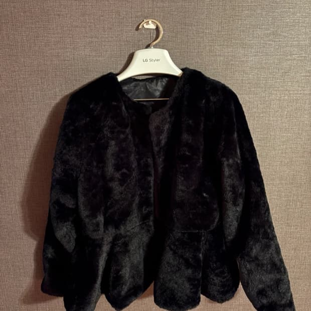 검정 퍼자켓 Japan