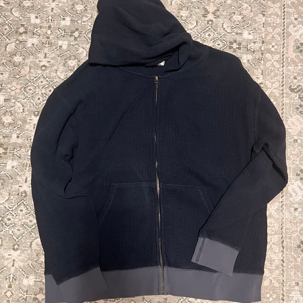 Khakis WAFFLE FULL ZIP HOODIE