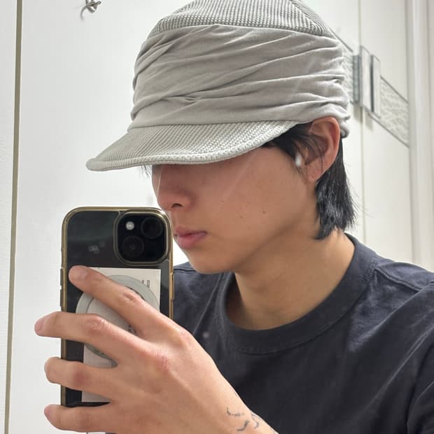 Ca4la 드레이프 와이어 니트 캡