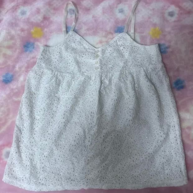 빈티지 로걀 레이스 슬리브리스 나시 슬립 리즈리사