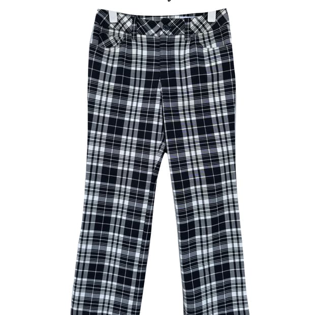 [Courrèges] 빈티지 꾸레쥬르 스포츠 푸투르 체크 팬츠