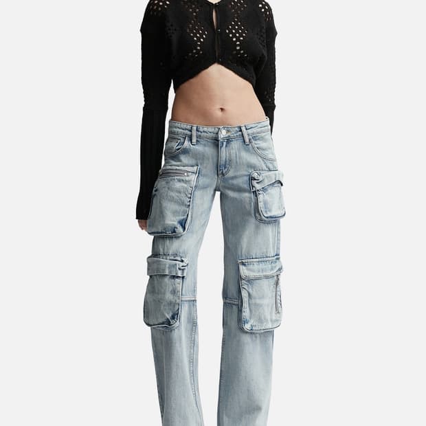 open yy 오픈와이와이 카고포켓진 1사이즈