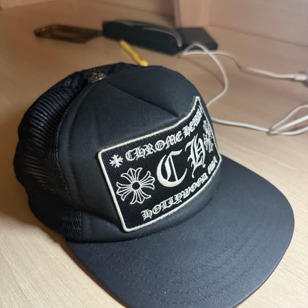 크롬하츠 캡 블랙 모자