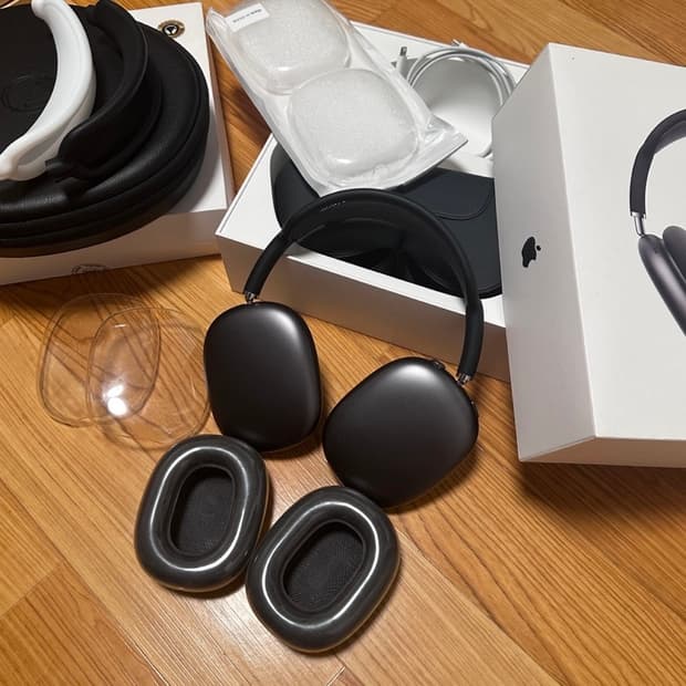 [S급] 에어팟맥스 스페이스그레이 [라이트닝] 