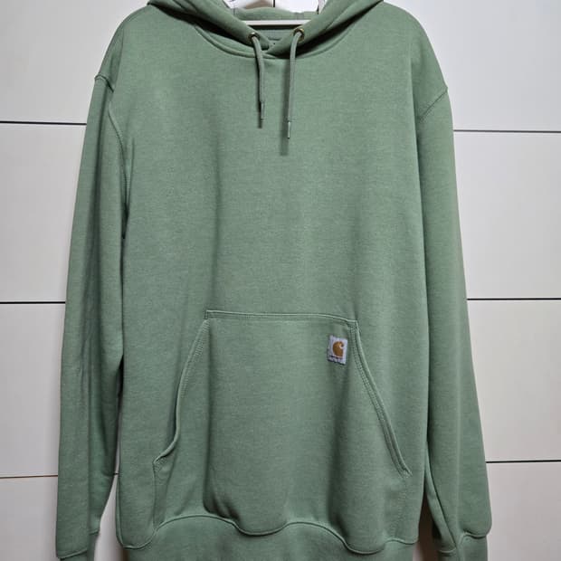 칼하트 뮤트 그린 기모 후드티셔츠(미착용)