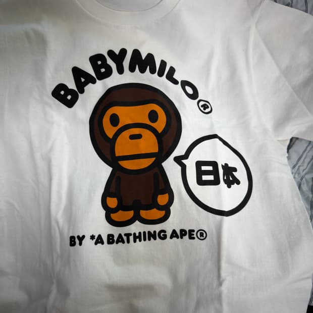 Bape 베이비마일로 도쿄 반팔 m