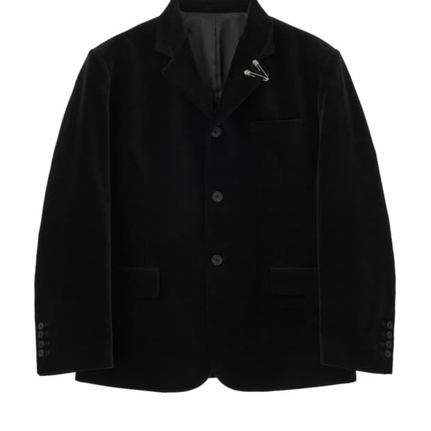 [S]에스티유 stu 벨벳 블레이저 자켓 팝니다