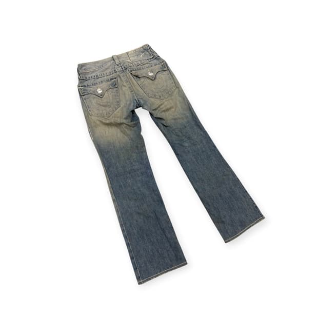 트루릴리전 BIG T ROW 세미 부츠컷 데님