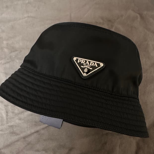 프라다 / 리나일론 버킷햇 / L