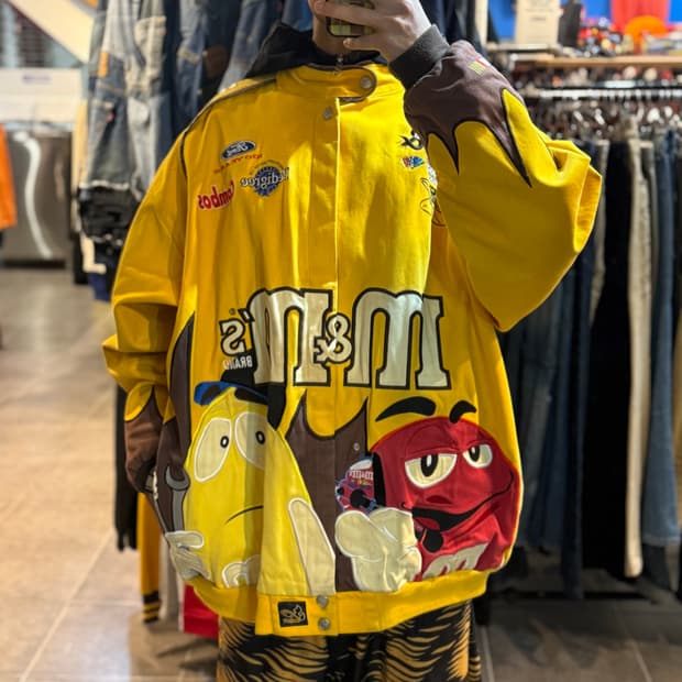 [NO.9] M&M's 코튼 레이싱 자켓 