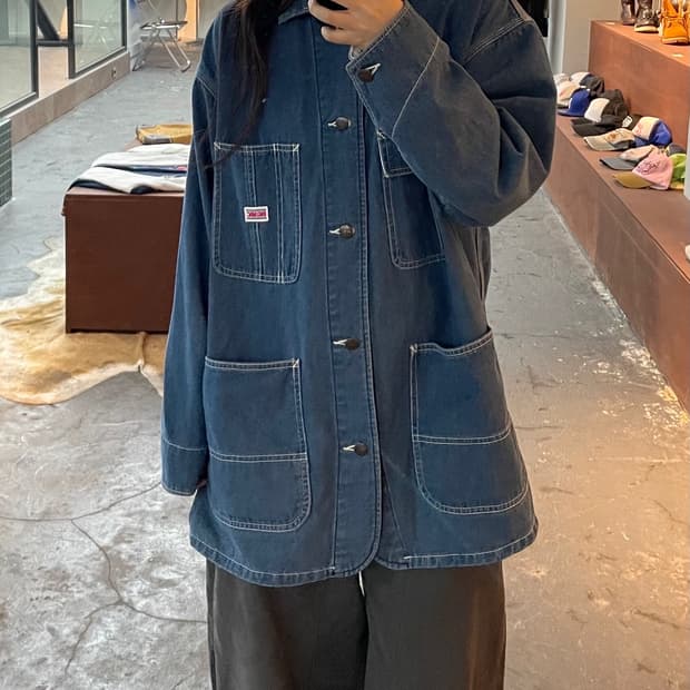 빅맥 데님 자켓 H434