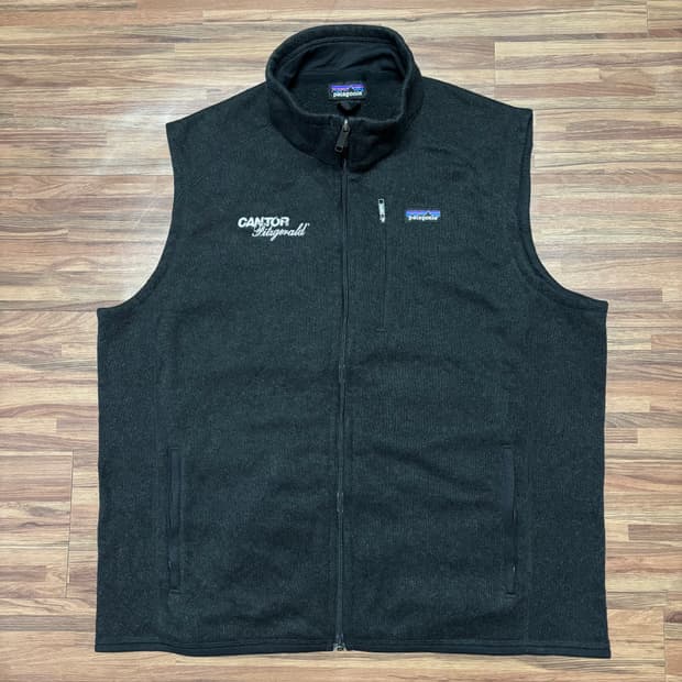 파타고니아 다크 그레이 플리스 후리스 베스트 xxl