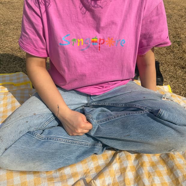 Vintage 80s apple t XL 빈티지 애플