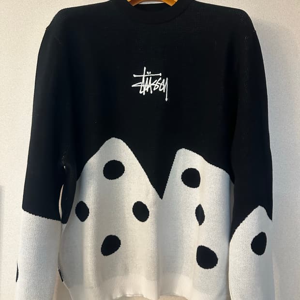 스투시 다이스 니트