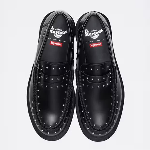 [250]슈프림 닥터마틴 펜톤 로퍼 블랙